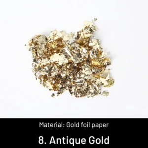 DIY Decorative Crushed Gold Leaves - Image 11 - Sumflying Craft