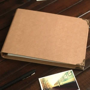DIY Photo Album 3-Hole Loose-Leaf Blank Scrapbook Notebook - A4 - Image 3 - Sumflying Craft