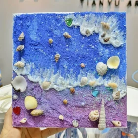 DIY Shell Beach Sand Painting Art Kit