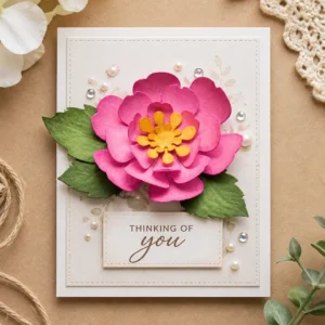 Layered Flower Card 1
