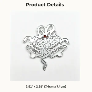 Christmas Ribbon Bells Metal Cutting Dies DM04749 Bells Card 1