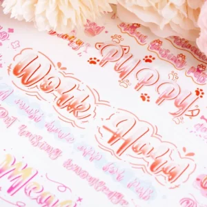 Daily Life Words Washi Tape - Image 8 - Sumflying Craft