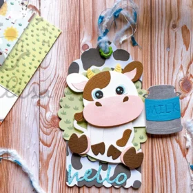 Dairy Farm Friends Carbon Steel Crafting Dies Scrapbooking Die-Cuts