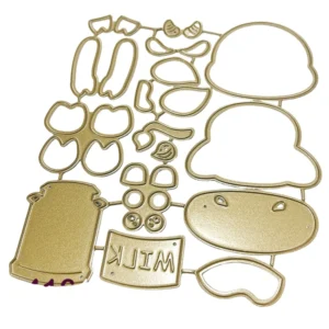Dairy Farm Friends Carbon Steel Crafting Dies Scrapbooking Die-Cuts - Image 2 - Sumflying Craft