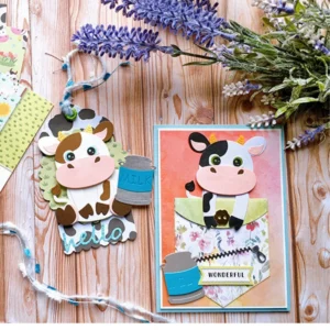 Dairy Farm Friends Carbon Steel Crafting Dies Scrapbooking Die-Cuts - Image 4 - Sumflying Craft