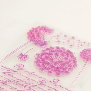 Dandelion with Words Clear Silicone Stamps - Image 5 - Sumflying Craft