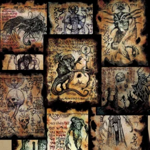 Dark Cthulhu Vintage Junk Journal Scrapbook Paper - Image 4 - Sumflying Craft