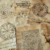 Dark Magic Coffee Dyed Junk Journal Background Paper - Image 1 - Sumflying Craft