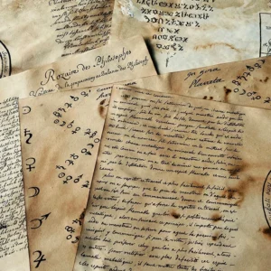 Dark Magic Coffee Dyed Junk Journal Background Paper - Image 7 - Sumflying Craft