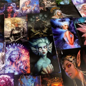 Dark Magic Elf Junk Journal Scrapbook Paper - Image 2 - Sumflying Craft