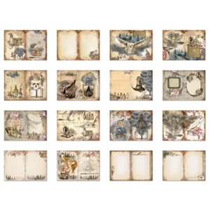 Dark Magic Movie Card Junk Journal Paper - Image 5 - Sumflying Craft