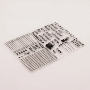 Date Planning Transparent Clear Silicone Stamps - Image 5 - Sumflying Craft