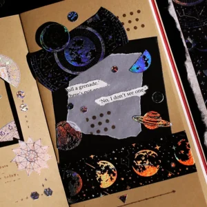 Dazzling Magic Pattern Holographic Washi Tape - Image 2 - Sumflying Craft