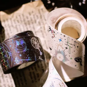 Dazzling Magic Pattern Holographic Washi Tape - Image 5 - Sumflying Craft