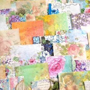 Dedicated to the Rose Series Vintage Scrapbook Paper - Image 2 - Sumflying Craft