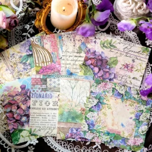 Dedicated to the Rose Series Vintage Scrapbook Paper - Image 4 - Sumflying Craft