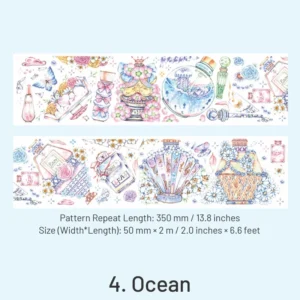 Delicate Perfume Glass Decorative Washi Tape - Image 10 - Sumflying Craft