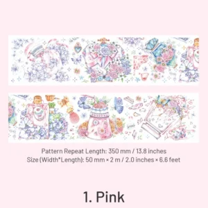 Delicate Perfume Glass Decorative Washi Tape - Image 7 - Sumflying Craft