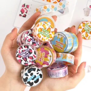 Dessert Life Cream Cheese Washi & Clear Transparent Tape - Image 3 - Sumflying Craft