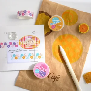 Dessert Life Cream Cheese Washi & Clear Transparent Tape - Image 6 - Sumflying Craft