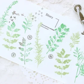 Dessert Rose Tulip Transparent Clear Silicone Stamps