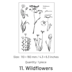 Dessert Rose Tulip Transparent Clear Silicone Stamps - Image 15 - Sumflying Craft