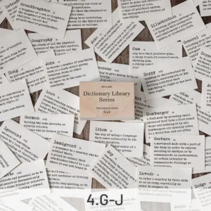 Dictionary Library Literary Retro Word Memo Pad - Image 9 - Sumflying Craft