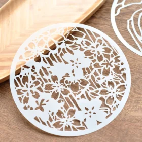 Doodle Drawing Decorative Hollow Round Stencil Set
