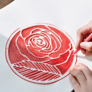 Doodle Drawing Decorative Hollow Round Stencil Set - Image 2 - Sumflying Craft