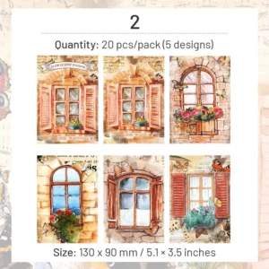 Door and Window Mixed Media Scrapbook Paper - Image 10 - Sumflying Craft