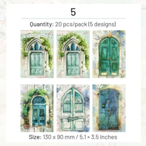 Door and Window Mixed Media Scrapbook Paper - Image 13 - Sumflying Craft