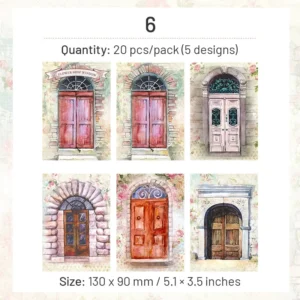 Door and Window Mixed Media Scrapbook Paper - Image 14 - Sumflying Craft