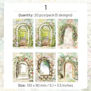 Door and Window Mixed Media Scrapbook Paper - Image 9 - Sumflying Craft