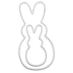 Double Frame Bunny Carbon Steel Crafting Dies Scrapbooking Die-Cuts Double Frame Bunny Carbon Steel Crafting Dies Scrapbooking Die-Cuts - Image 5 - Sumflying Craft