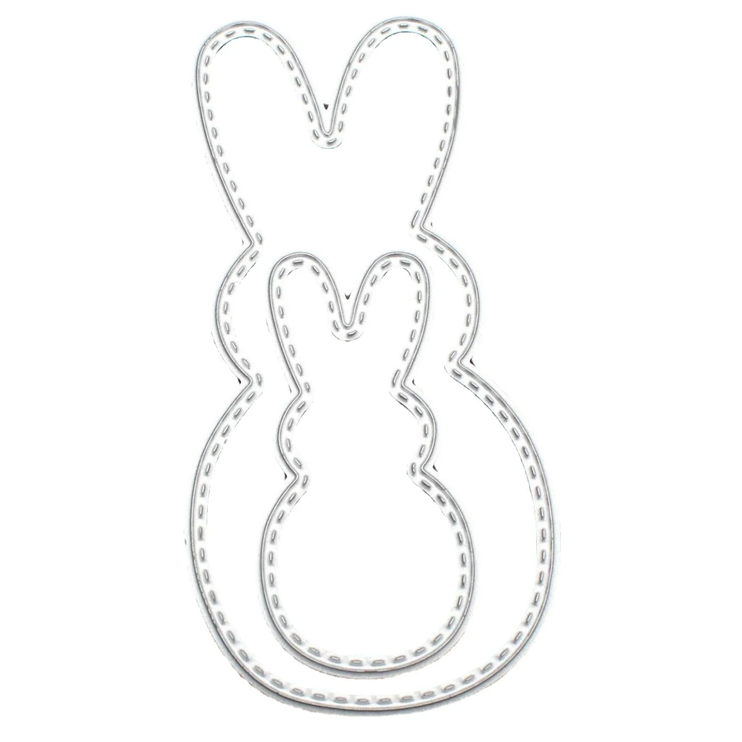 Double-Frame-Bunny-Carbon-Steel-Crafting-img5 Double Frame Bunny Carbon Steel Crafting Dies Scrapbooking Die-Cuts - Image 5 - Sumflying Craft