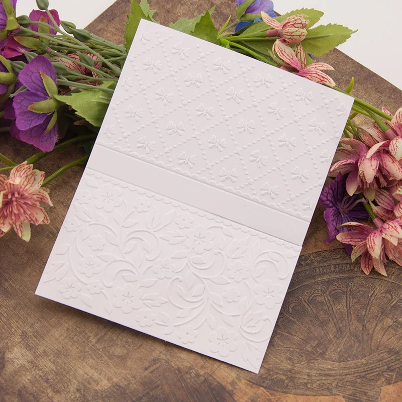 Elegant Leafy Damask Embossing Folders 2 Elegant Leafy Damask Embossing Folders 2
