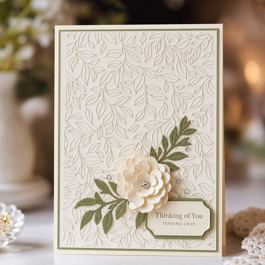 Leaf Vine Embossing Folders EM035 1