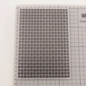 Crosshatch Stripe Embossing Folders 1