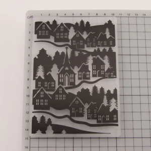 Christmas Village Embossing Folders Christmas Village Embossing Folders 1