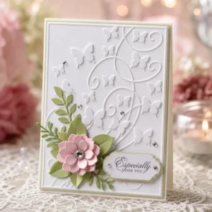 EM130 Butterflies Flying Card 1