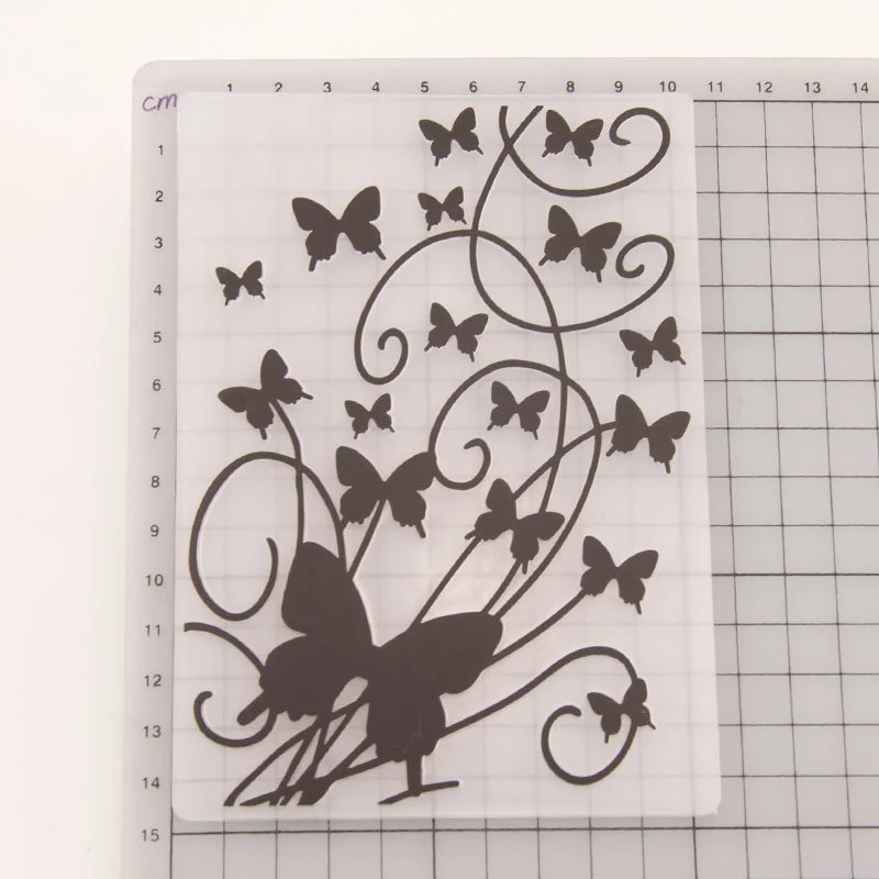 Elegant Butterfly Vine Embossing Folders 1 Elegant Butterfly Vine Embossing Folders 1