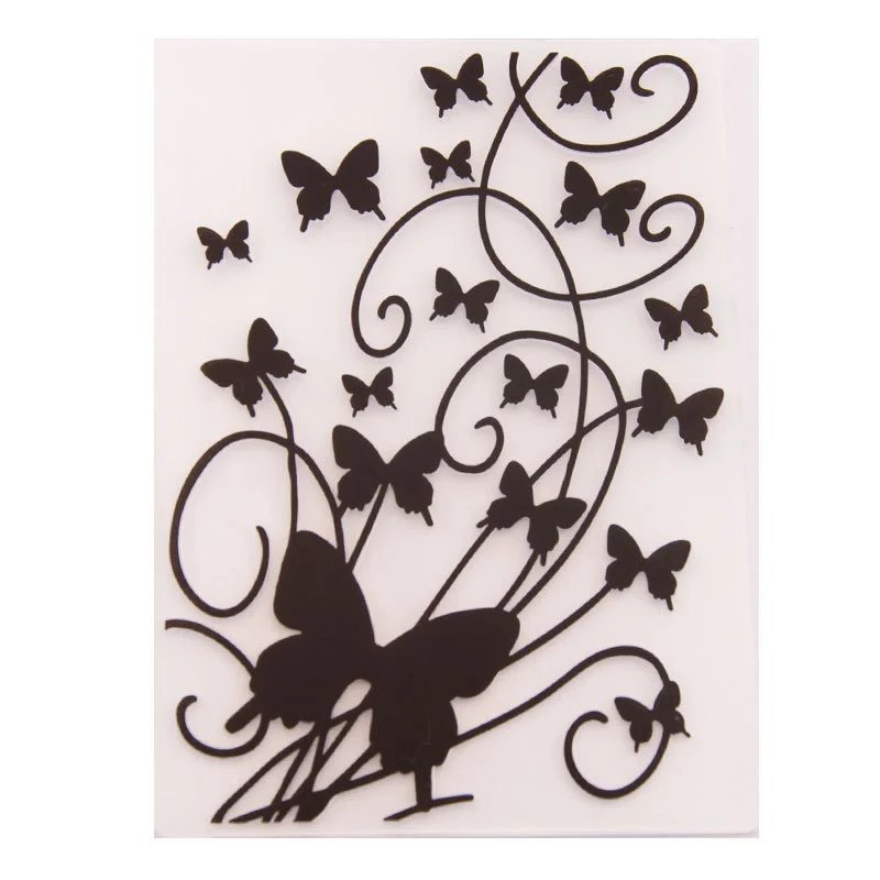 Elegant Butterfly Vine Embossing Folders 4 Elegant Butterfly Vine Embossing Folders 4