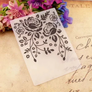 Rose Floral Vine Embossing Folders