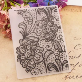 Lace Floral Pattern Embossing Folders