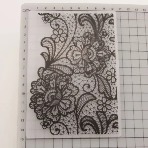 Lace Floral Pattern Embossing Folders 1