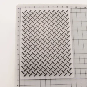 Diagonal Weave Embossing Folders 1