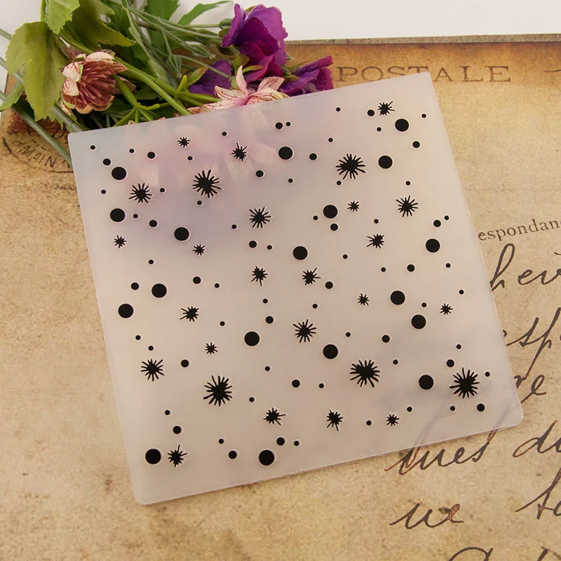 Starburst Confetti Embossing Folders Starburst Confetti Embossing Folders