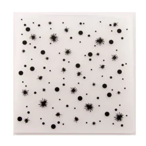Starburst Confetti Embossing Folders Poinsettia Holiday Embossing Folders 4