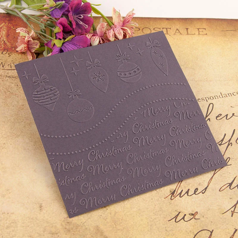 Christmas Ornament Embossing Folders 2 Christmas Ornament Embossing Folders 2