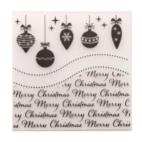 Christmas Ornament Embossing Folders